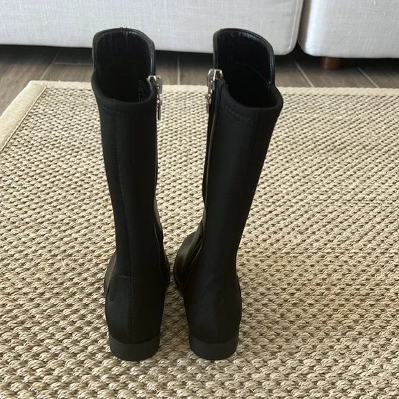 Stuart Weizmann Toddler Classic Black Riding Boots size 7 US
